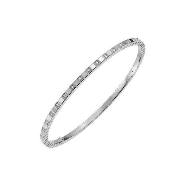 Chopard Bangle Chopard 18ct White Gold & Diamond Ice Cube Bangle 857702-1010