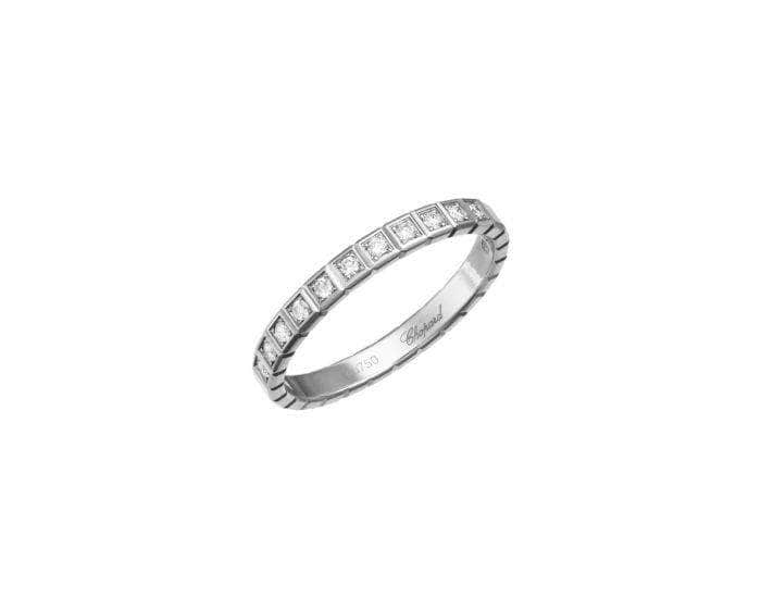 Chopard Ring Chopard 18ct White Gold Diamond Ice Cube Ring 827702-1260