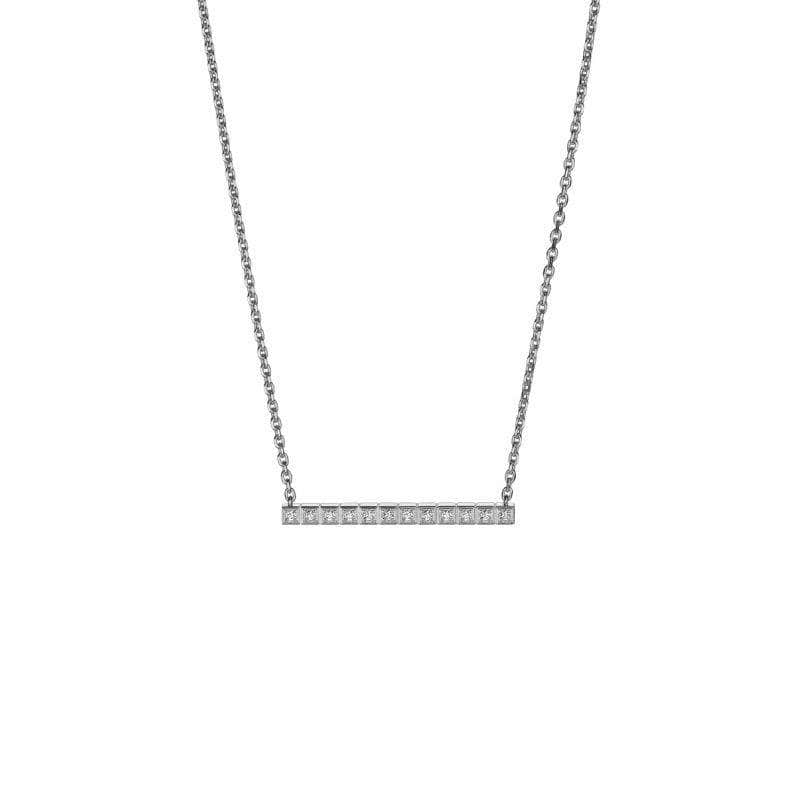 Chopard Necklace Chopard 18ct White Gold Ice Cube Necklace 817702-1003