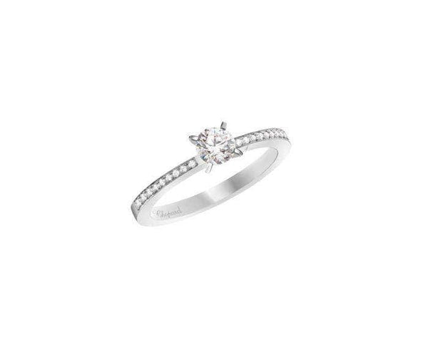 Chopard Ring Chopard Forever Pave 18ct White Gold Diamond Ring 0.30ct 829073-1013