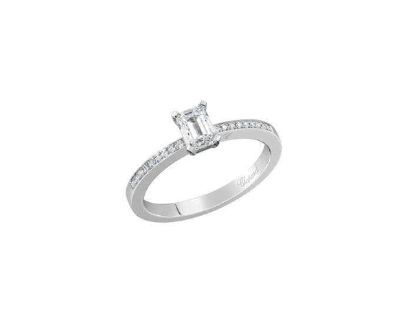 Chopard Ring Chopard Forever Pave 18ct White Gold Diamond Ring 0.50ct 829098-1003
