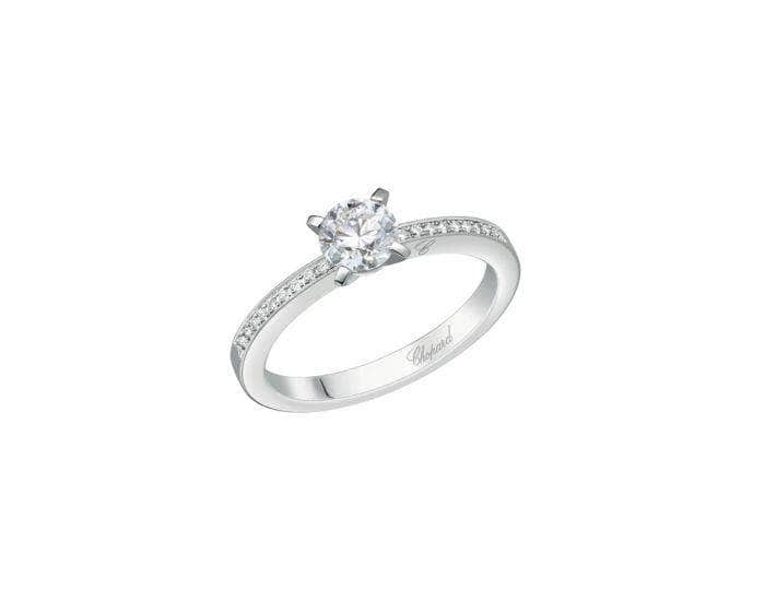 chopard Ring Chopard Forever Pave Platinum Diamond Ring 1.01ct 827462-9020