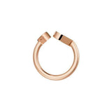 Chopard Ring Chopard Happy Hearts Rose Gold Diamond Mother of Pearl Ring 829482-5300