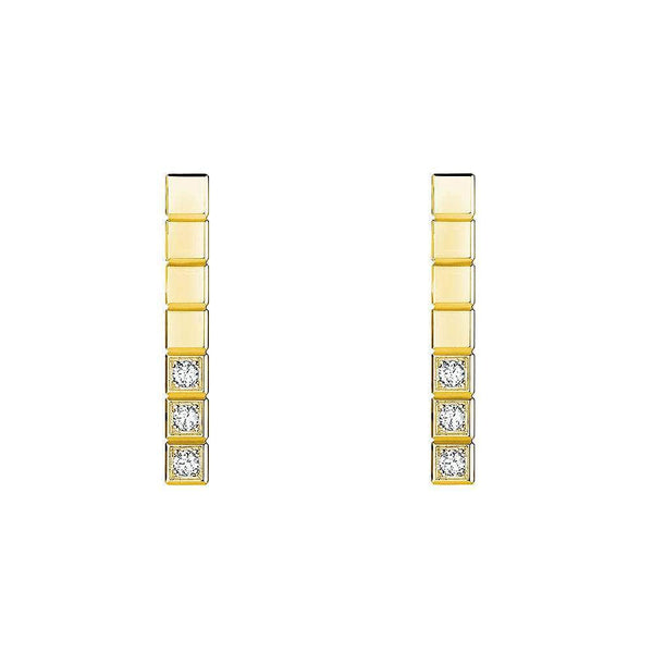 Chopard Earrings Chopard Yellow Gold Ice Cube Earrings 837702-0002