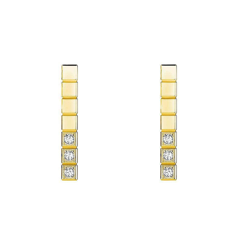 Chopard Earrings Chopard Yellow Gold Ice Cube Earrings 837702-0002