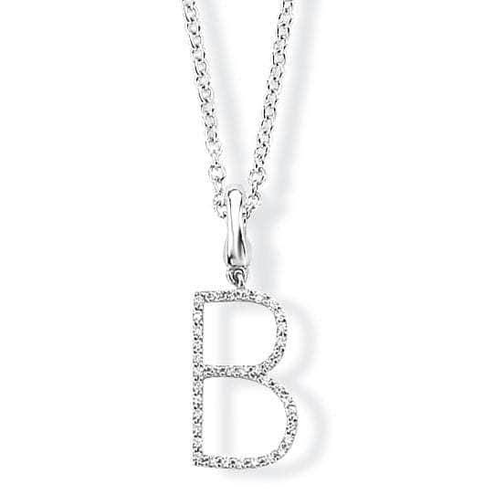 Emson Haig Pendant Diamond Initial Pendant | Emson Haig