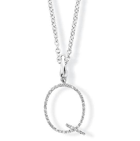 Emson Haig Pendant Diamond Initial Pendant | Emson Haig