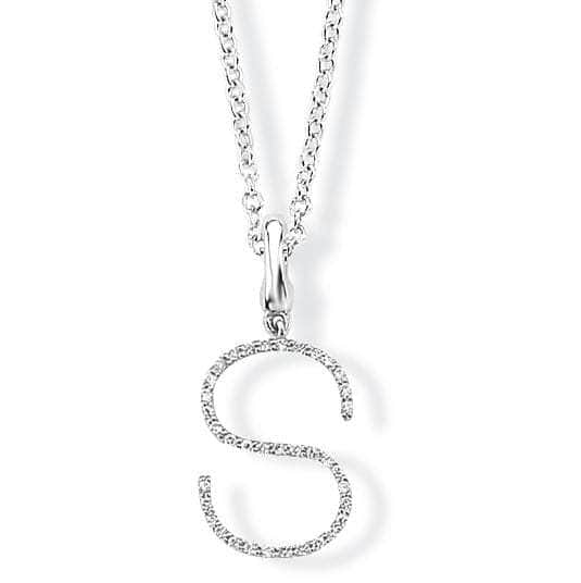 Emson Haig Pendant Diamond Initial Pendant | Emson Haig