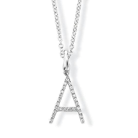 Emson Haig Pendant Emson Haig Diamond Initial Pendant