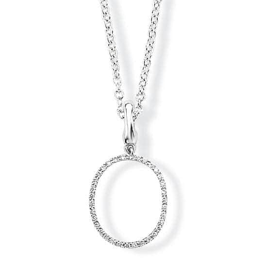 Emson Haig Pendant Emson Haig Diamond Initial Pendant