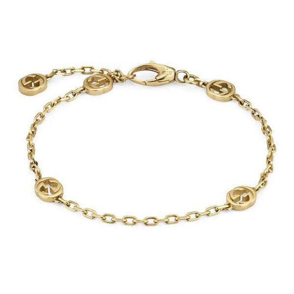 Gucci Bracelet Gucci 18ct Yellow Gold GG Bracelet YBA629904001017