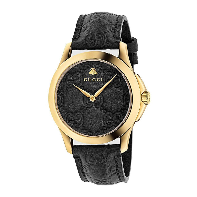 Gucci watch on sale black band
