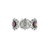 Gucci Ring Gucci GG Marmont Pink Flower Ring YBC527394002