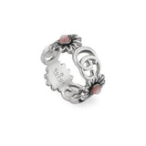 Gucci Ring Gucci GG Marmont Pink Flower Ring YBC527394002