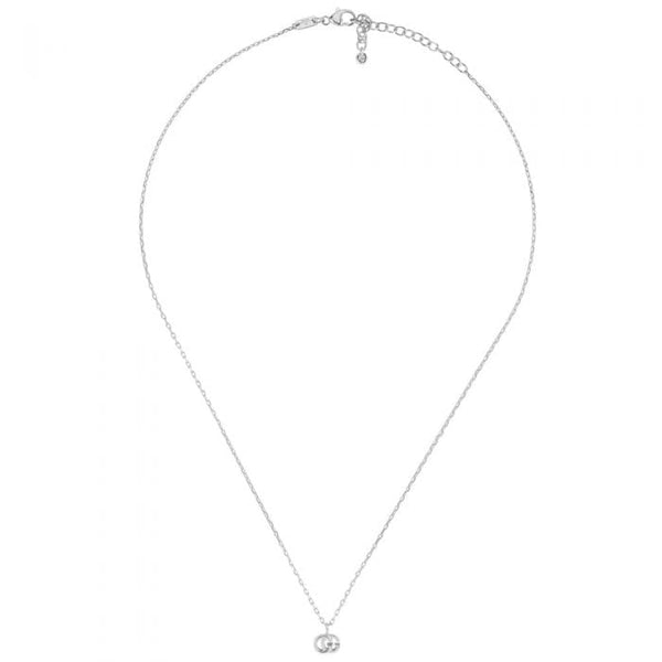 Gucci Necklace GUCCI GG Running 18CT White Gold Diamond Necklace