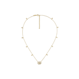 Gucci Necklace Gucci GG running 18ct yellow gold diamond necklace YBB48162400100U