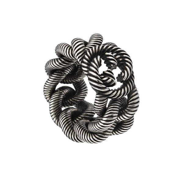 Gucci Ring Gucci Groumette Interlocking G Silver Ring