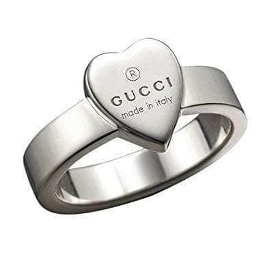 Gucci Ring GUCCI Trademark Silver Heart ring