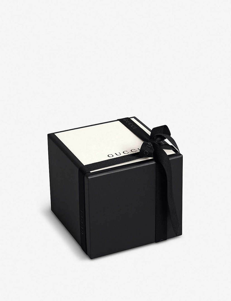 Gucci Watch Gucci YA126588 Women's G-Timeless Leather Strap Watch, Navy/Mother of Pearl YA126588