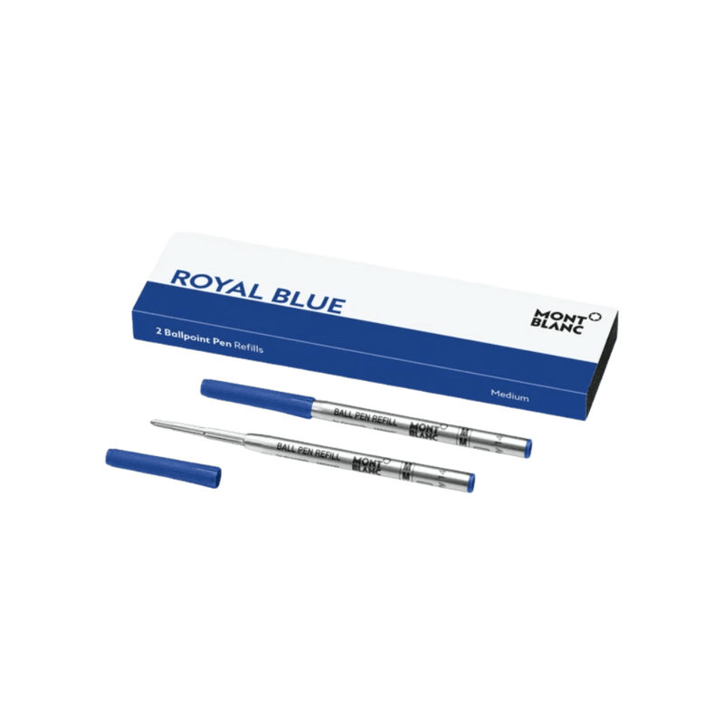 Montblanc Pen Mont Blanc 2 Ballpoint Pen Royal Blue Refills Medium 124493