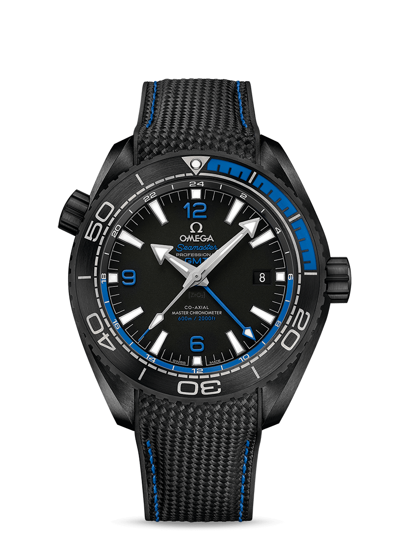OMEGA Watch OMEGA Deep Black Seamaster Planet Ocean 600M CO-AXIAL Master Chronometer GMT 45.5 MM Watch O215.92.46.22.01.002