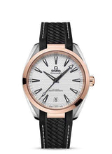 OMEGA Watch OMEGA Seamaster Aqua Terra 150M Co-Axial Master Chronometer 41MM - Steel ‑ 18K Sedna™ Gold on rubber strap