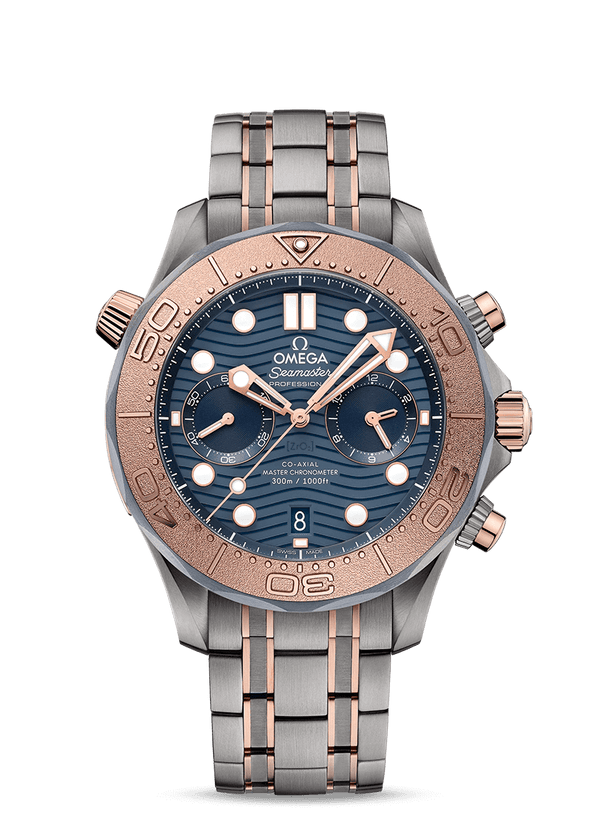 OMEGA Watch OMEGA Seamaster Diver 300 M Chronograph Gold Titanium Tantalum 210.60.44.51.03.001