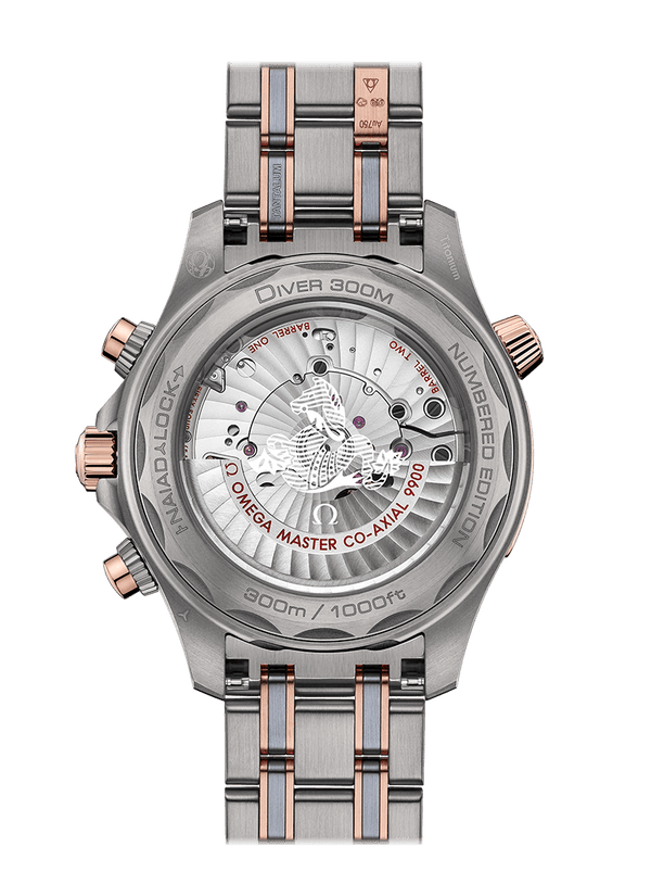 OMEGA Watch OMEGA Seamaster Diver 300 M Chronograph Gold Titanium Tantalum 210.60.44.51.03.001