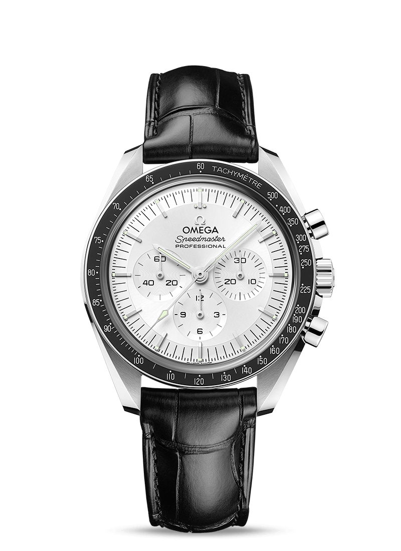 OMEGA Watch OMEGA Speedmaster Moonwatch Master Chronometer Professional Chronograph - Canopus goldTM - 42 mm - Calibre 3861 - Leather Strap 310.63.42.50.02.001