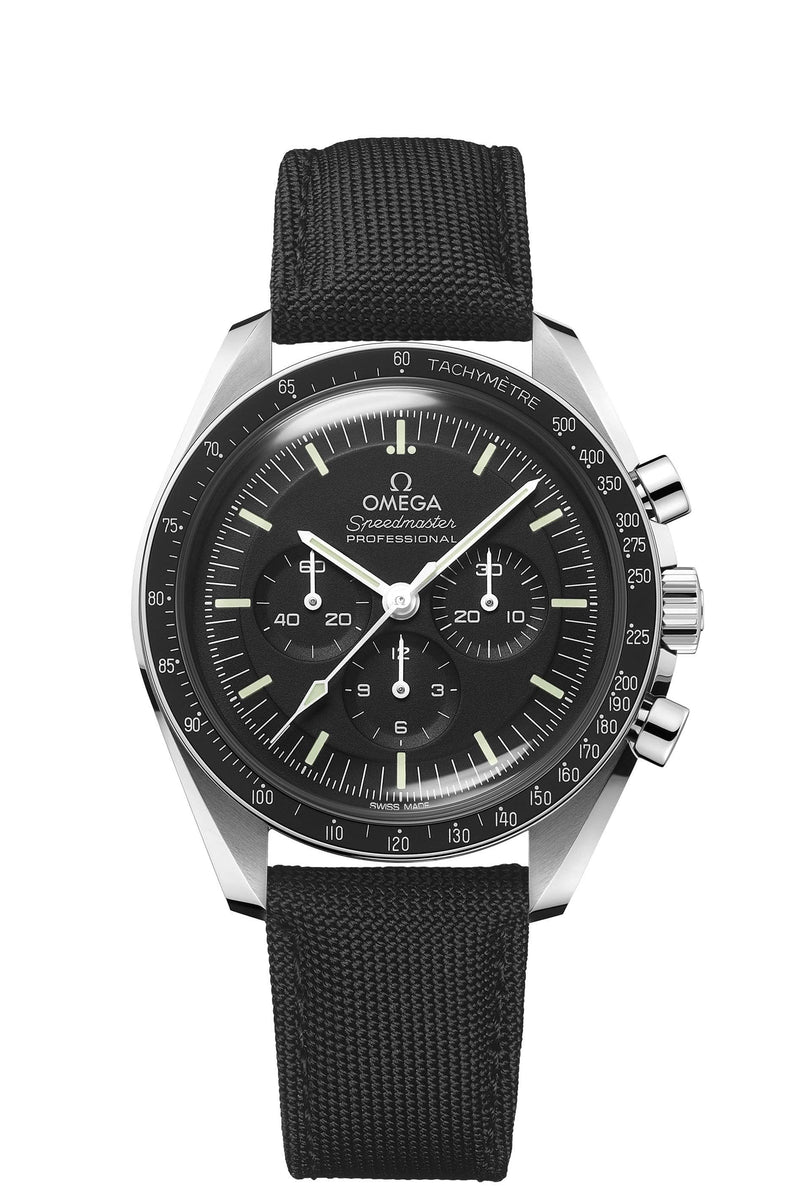 OMEGA Watch OMEGA Speedmaster Moonwatch Master Chronometer Professional Chronograph - Hesalite - 42 mm - Calibre 3861 - Nato Strap 310.32.42.50.01.001