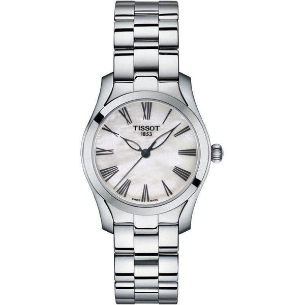Tissot Watch Tissot T-Wave Mother of Pearl Dial Stainless Steel Watch T1122101111300