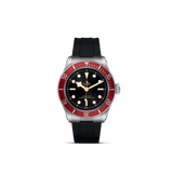 Tudor Watch Tudor Black Bay 41mm steel case Black rubber strap Watch M7941A1A0RU-0001