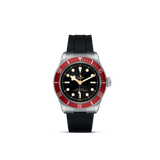 Tudor Watch Tudor Black Bay 41mm steel case Black rubber strap Watch M7941A1A0RU-0001