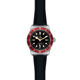 Tudor Watch Tudor Black Bay 41mm steel case Black rubber strap Watch M7941A1A0RU-0001