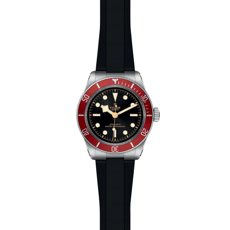 Tudor Watch Tudor Black Bay 41mm steel case Black rubber strap Watch M7941A1A0RU-0001
