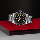 Tudor Watch Tudor Black Bay Black Bezel Black With Pink Index Dial Rivet Steel Bracelet Watch Mens M79230N-0009