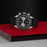Tudor Watch Tudor Black Bay Chrono 41MM Black Dial Fabric Strap M79360N-0007 M79360N-0007