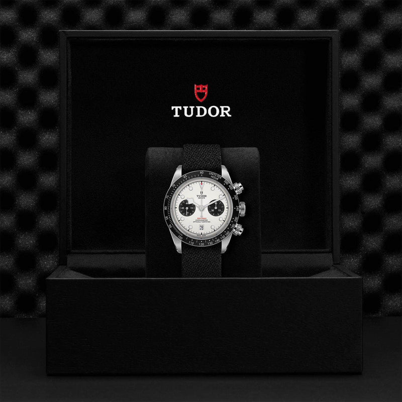Tudor Watch Tudor Black Bay Chrono 41MM White Dial Fabric Strap M79360N-0008